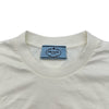 プラダ PRADA ポスタープリントTシャツ 35838R ホワイト コットン メンズ 半袖Ｔシャツ