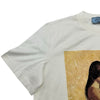 プラダ PRADA ポスタープリントTシャツ 35838R ホワイト コットン メンズ 半袖Ｔシャツ
