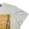 プラダ PRADA ポスタープリントTシャツ 35838R ホワイト コットン メンズ 半袖Ｔシャツ