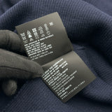 プラダ PRADA ハーフジップリブニットトップス DNA815 ネイビー ウール レディース ニット