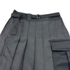 サカイ SACAI カーゴプリーツスカート 24-07246 ブラック ポリエステル レディース スカート