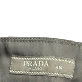 プラダ PRADA RE-NYLON トライアングルロゴナイロンパンツ SPG75 ブラック ナイロン メンズ パンツ