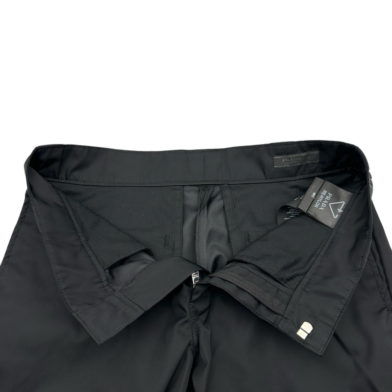 美品】PRADA プラダ パンツスラックス トライアングルロゴ 46 中古
