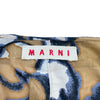 マルニ MARNI 総柄ワンピース ブラウン コットン レディース ワンピース