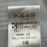 ストライプ柄ノースリーブワンピース ブルー コットン レディース ワンピース