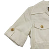 グッチ GUCCI GGボダン半袖ワンピース 653478 ホワイト コットン レディース ワンピース