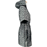 クリスチャン・ディオール Christian Dior レオパード総柄フーデッドワンピース 147R40A2768 ブラック ポリエステル レディース ワンピース