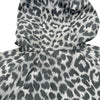 クリスチャン・ディオール Christian Dior レオパード総柄フーデッドワンピース 147R40A2768 ブラック ポリエステル レディース ワンピース