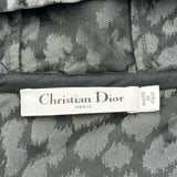 クリスチャン・ディオール Christian Dior レオパード総柄フーデッドワンピース 147R40A2768 ブラック ポリエステル レディース ワンピース