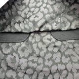 クリスチャン・ディオール Christian Dior レオパード総柄フーデッドワンピース 147R40A2768 ブラック ポリエステル レディース ワンピース