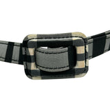 クリスチャン・ディオール Christian Dior チェック柄ベルテッドワンピース 241R27A1712 ブラック ポリエステル レディース ワンピース