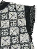 シャネル CHANEL スパンコール装飾ワンピース P37888 ブラック リネン レディース ワンピース