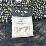 シャネル CHANEL スパンコール装飾ワンピース P37888 ブラック リネン レディース ワンピース