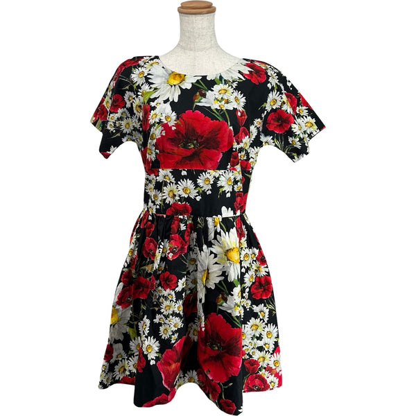 ドルチェ＆ガッバーナ Dolce & Gabbana フローラル総柄ワンピース
