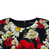 ドルチェ＆ガッバーナ Dolce & Gabbana フローラル総柄ワンピース F6VA4T ブラック コットン レディース ワンピース