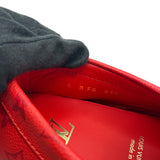 ルイ・ヴィトン LOUIS VUITTON アリゾナライン ドライビングシューズ FA0282 レッド レザー メンズ その他靴