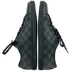 ルイ・ヴィトン LOUIS VUITTON ダミエ総柄ローカットスニーカー ブラック レザー レディース スニーカー