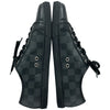 ルイ・ヴィトン LOUIS VUITTON ダミエ総柄ローカットスニーカー ブラック レザー レディース スニーカー