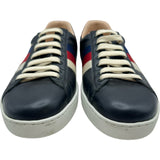 グッチ GUCCI Blind for Love ローカットスニーカー 497276 ブラック レザー レディース スニーカー