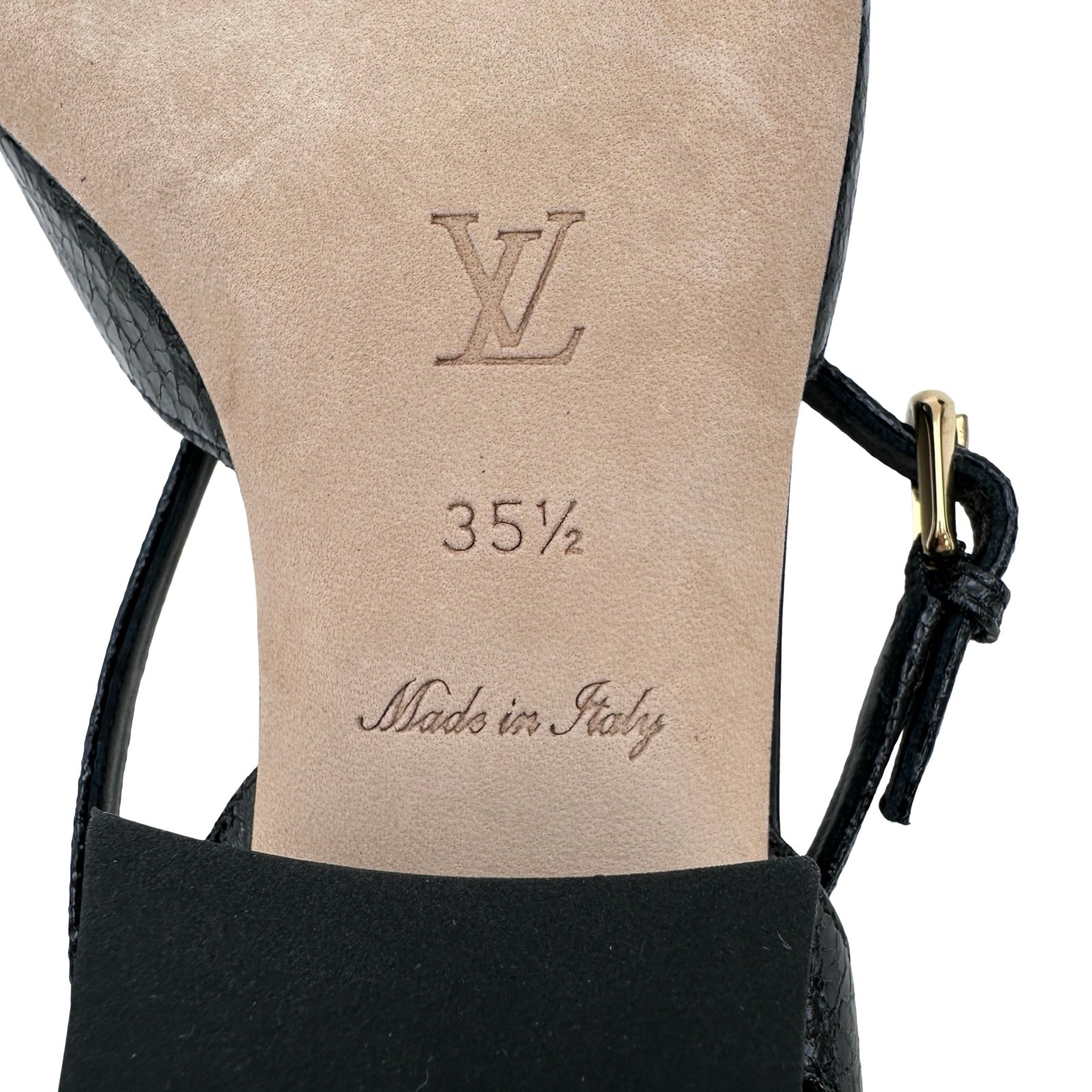 ルイ・ヴィトン LOUIS VUITTON エッジライン ストラップサンダル