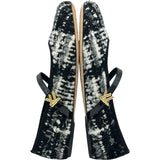 ルイ・ヴィトン LOUIS VUITTON ロミーライン バレリーナパンプス LS0294 ブラック ツイード レディース パンプス