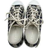 クリスチャン・ディオール Christian Dior Walk Dior オブリーク総柄スニーカー KCK2110BE ネイビー キャンバス レディース スニーカー