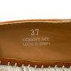 トッズ TOD’S エスパドリーユレザースリッポン キャメル レザー レディース スリッポン