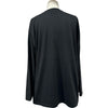 バレンシアガ BALENCIAGA PAIRSロゴオーバーサイズロングTシャツ 681046 ブラック コットン メンズ 長袖Ｔシャツ