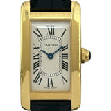 カルティエ Cartier タンク アメリカン SM W2601556 シルバー ゴールド クオーツ レディース 腕時計