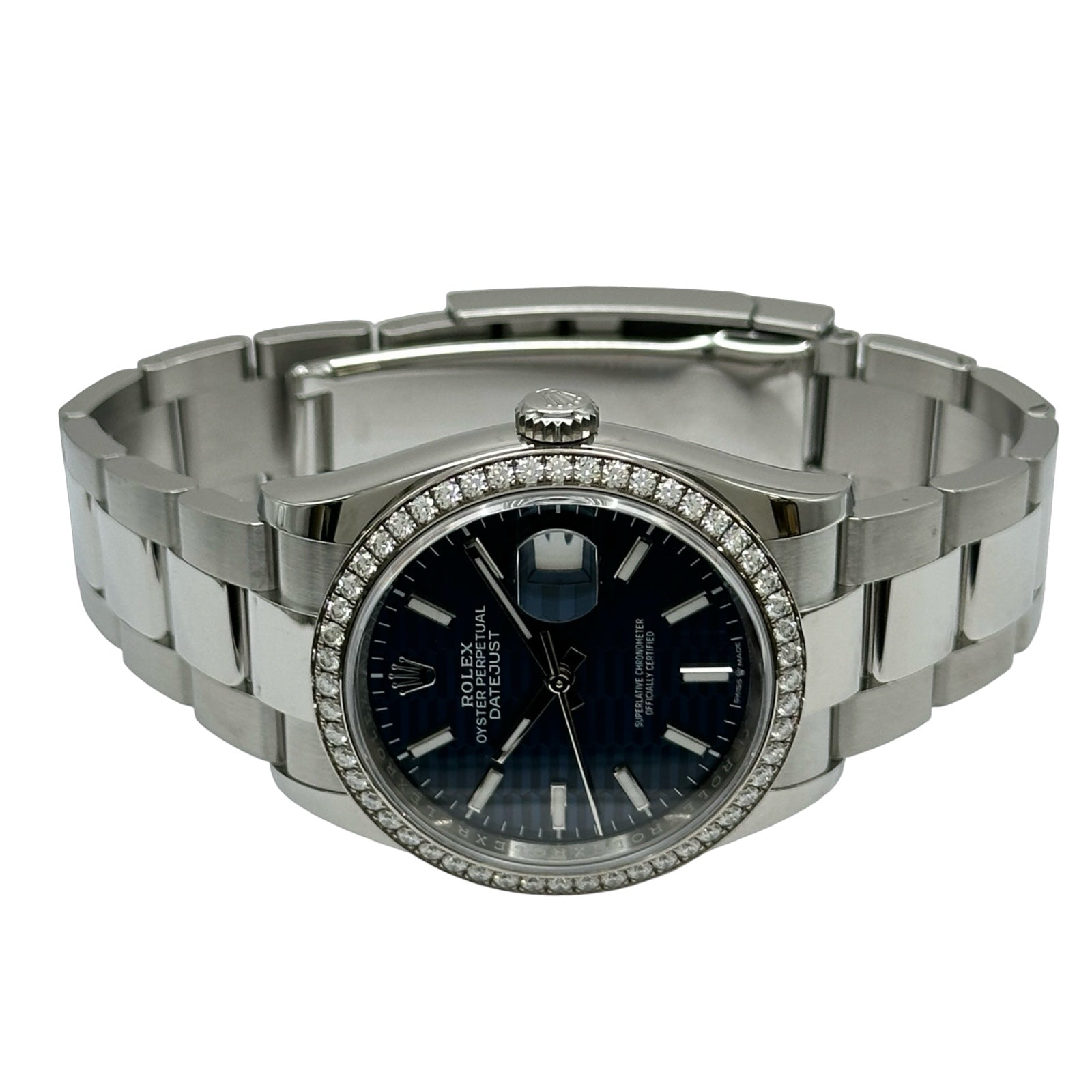 ロレックス ROLEX デイトジャスト36 126284RBR ブルーテッドモチーフ