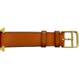 エルメス HERMES Hウォッチ HH1.201 ホワイト メッキ/ステンレススチール クオーツ レディース 腕時計
