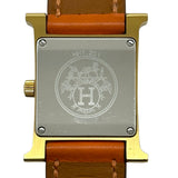 エルメス HERMES Hウォッチ HH1.201 ホワイト メッキ/ステンレススチール クオーツ レディース 腕時計