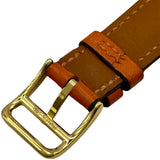 エルメス HERMES Hウォッチ HH1.201 ホワイト メッキ/ステンレススチール クオーツ レディース 腕時計