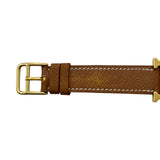 エルメス HERMES Hウォッチ HH1.210 ゴールド メッキ クオーツ レディース 腕時計