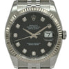 ロレックス ROLEX デイトジャスト36 116234G ブラック ホワイトゴールド/ステンレススチール 自動巻き メンズ 腕時計