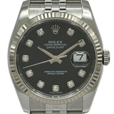 ロレックス ROLEX デイトジャスト36 116234G ブラック ホワイトゴールド/ステンレススチール 自動巻き メンズ 腕時計
