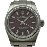 ロレックス ROLEX オイスターパーペチュアル26 176200 レッドグレープ ステンレススチール 自動巻き レディース 腕時計