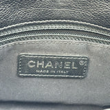 シャネル CHANEL シェブロンチェーンショルダー Vステッチ 24番台 ブラック シルバー金具 カーフスキン レディース ショルダーバッグ