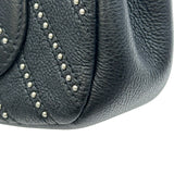 シャネル CHANEL シェブロンチェーンショルダー Vステッチ 24番台 ブラック シルバー金具 カーフスキン レディース ショルダーバッグ