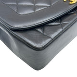 シャネル CHANEL ダイアナ25 A01165 3番台 ブラック ゴールド金具 ラム レディース ショルダーバッグ