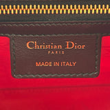 クリスチャン・ディオール Christian Dior レディディオール ミディアム ブラック カナージュ ラム レディース ハンドバッグ