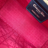 クリスチャン・ディオール Christian Dior レディディオール ミディアム ブラック カナージュ ラム レディース ハンドバッグ