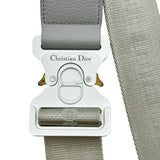 クリスチャン・ディオール Christian Dior サドルショルダーバッグ グレー レザー レディース ショルダーバッグ