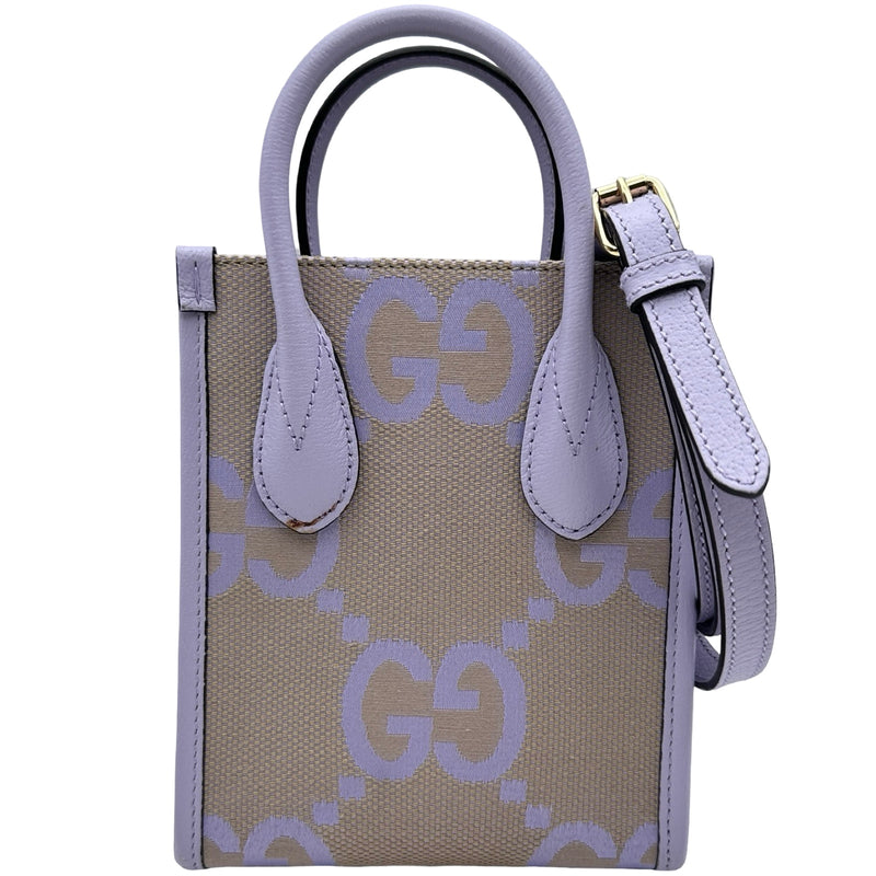グッチ GUCCI ジャンボGG ミニトート 671623 パープル ジャンボGG