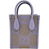 グッチ GUCCI ジャンボGG ミニトート 671623 パープル ジャンボGGキャンバス レディース ハンドバッグ