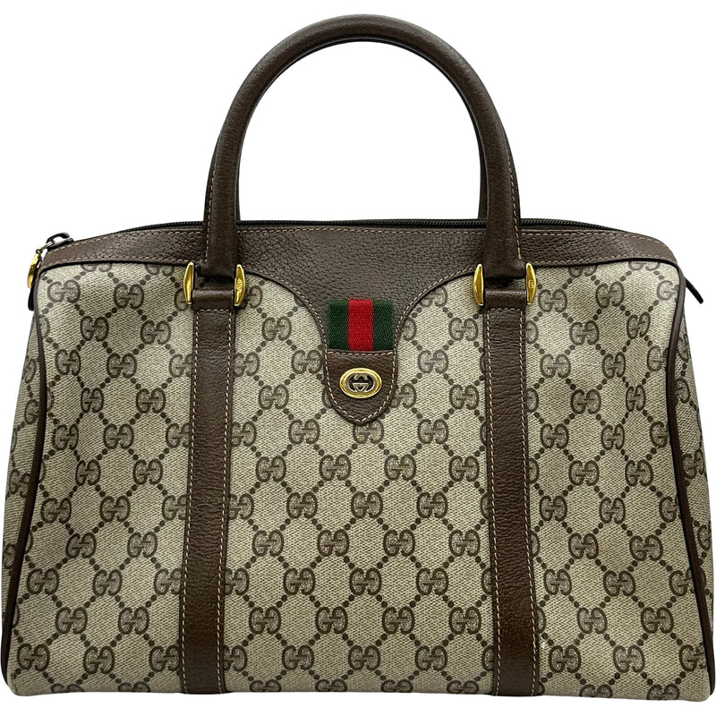 グッチ GUCCI シェリーミニボストン 40.02.007 ブラウン GGスプリーム