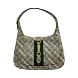 グッチ GUCCI ジャッキー1961 スモールホーボー BALENCIAGAコラボ 636706 ブラウン GGスプリームキャンバス レディース ハンドバッグ