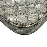 グッチ GUCCI ジャッキー1961 スモールホーボー BALENCIAGAコラボ 636706 ブラウン GGスプリームキャンバス レディース ハンドバッグ