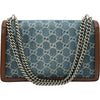 グッチ GUCCI ディオニュソスチェーンショルダー 400249 ブルー/ブラウン デニム/レザー レディース ショルダーバッグ