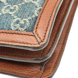 グッチ GUCCI ディオニュソスチェーンショルダー 400249 ブルー/ブラウン デニム/レザー レディース ショルダーバッグ